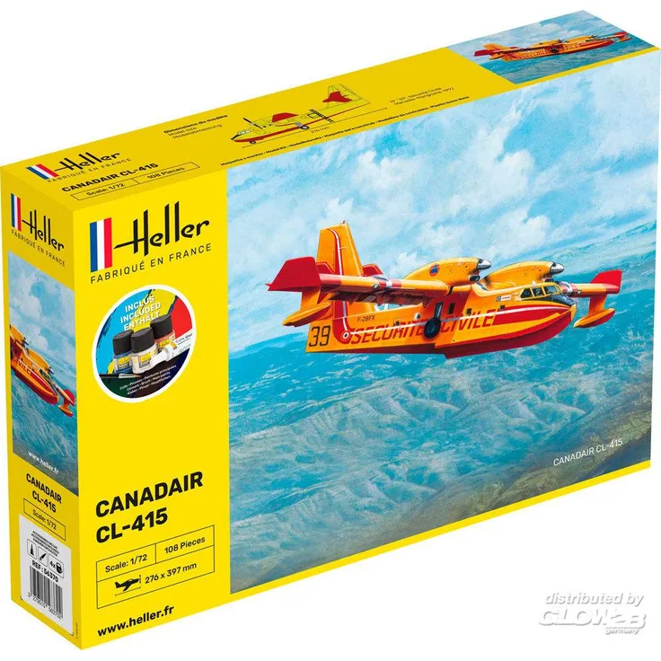 Heller 56370 STARTER KIT Canadair CL-415