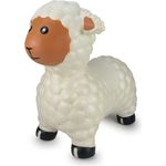 Jamara Hüpftier mit Pumpe Schaf weiss