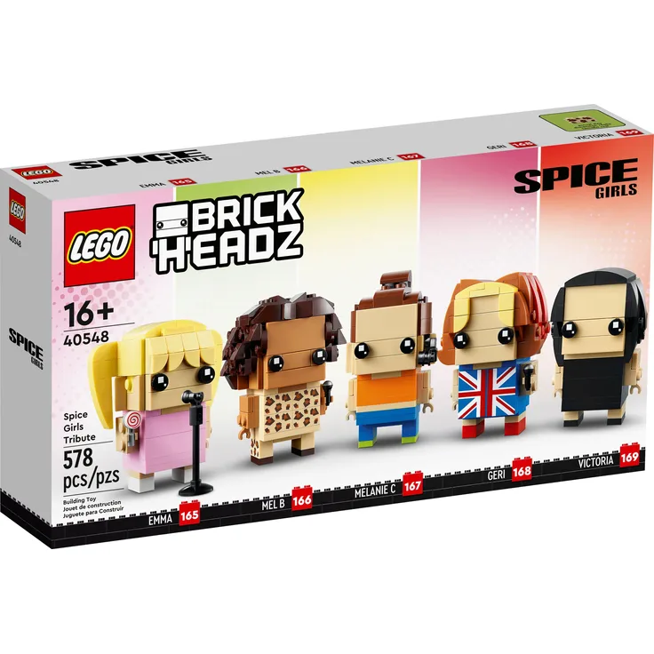 Lego Brickheadz 40548 'Hommage an die Spice Girls', 578 Teile, ab 16 Jahren