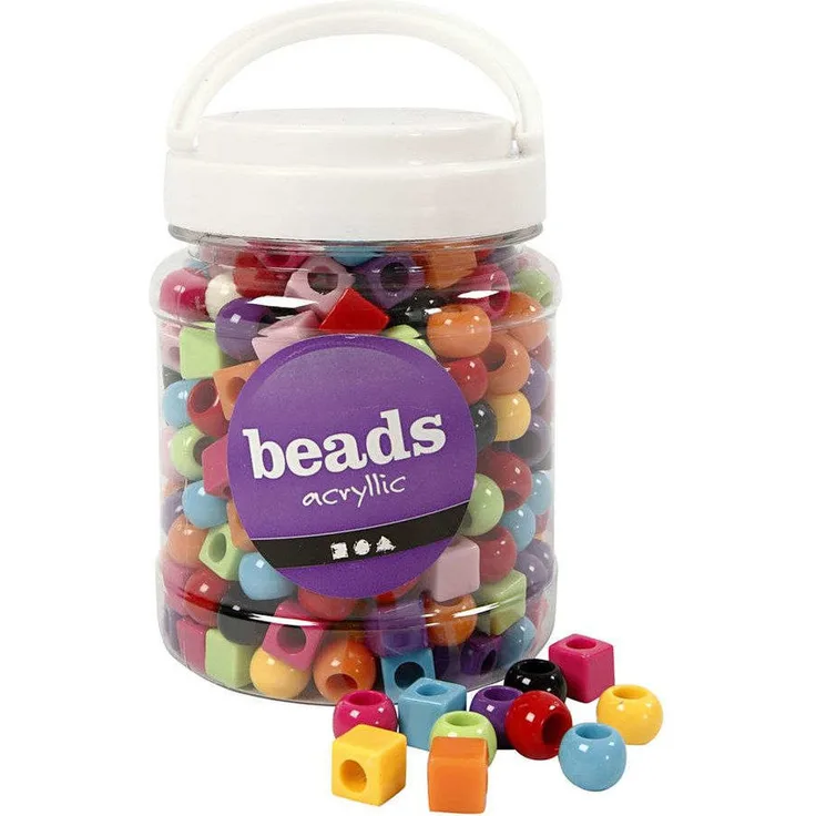 Multimix, Größe 11 mm, Lochgröße 7 mm, Sortierte Farben, 420 g, 700ml, ca. 330 Stück