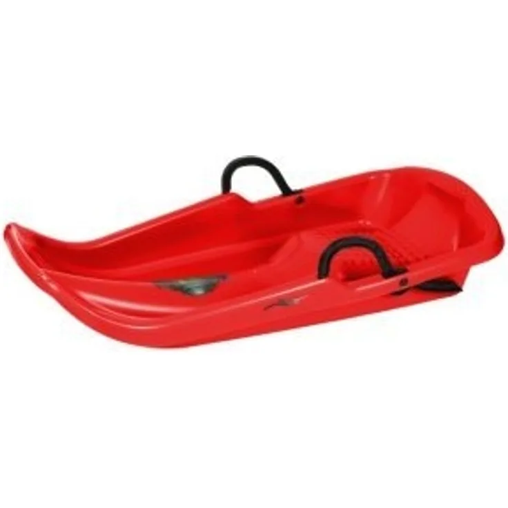 Plastkon 'Twister' Bobschlitten, Kinderschlitten, 80 cm, Kunststoff, ab 3 Jahren - 1 Schlitten, zufällige Farbauswahl, keine Vorauswahl möglich