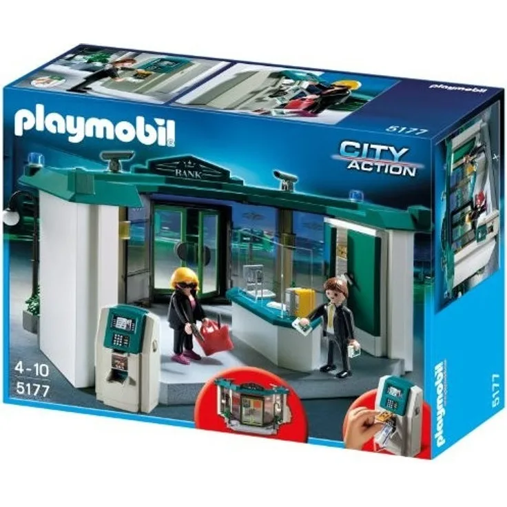 PLAYMOBIL - Bank mit Geldautomat 5177