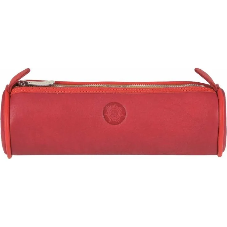 Leder Stiftrolle Lotta Rot Orange