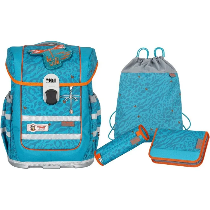 McNeill ERGO COMPLETE Schulranzen Set 4tlg. ORANGE