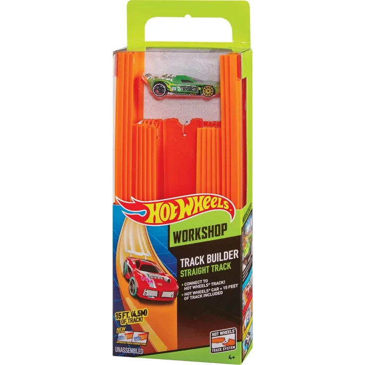 Mattel - Hot Wheels - Track Builder Gerade Rennbahn