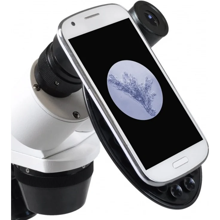 Bresser Optics ERUDIT ICD Optisches Mikroskop Schwarz Weiß Aluminium 40x 20x LED – Bild 3