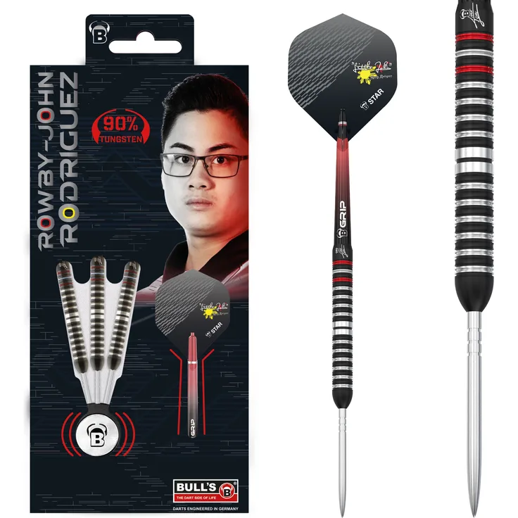 BULL'S Rowby-John Rodriguez Steel Dart/ 25 g /Verpackungseinheit 1 Stück