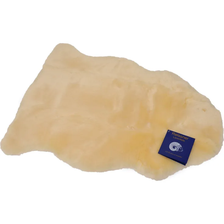Reissner Lammfelle BABY-MEDLAM-85 medizinisch gegerbtes Merino Lammfell Naturform waschbar Länge 85cm+ Farbe med.