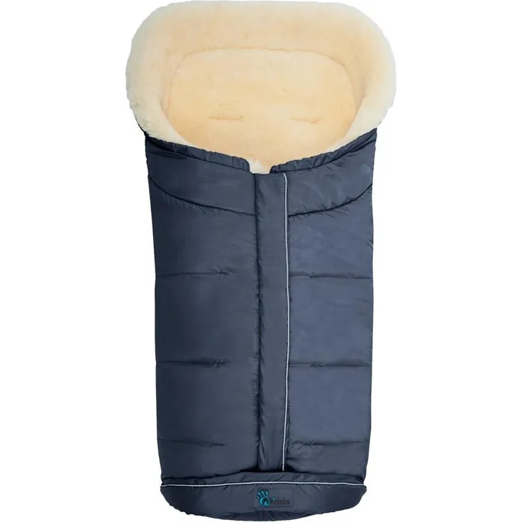 Altabebe 'Nordkap' Lammfellfußsack für Kinderwagen Marine, universell einsetzbar