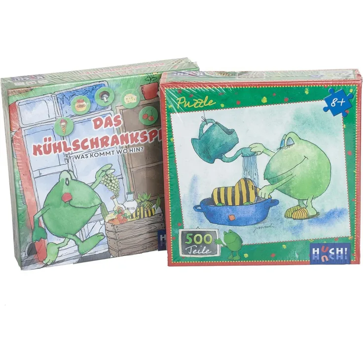 Huch Janosch das Kühlschrankspiel + Puzzle 500 Teile ab 6 / 8 Jahre