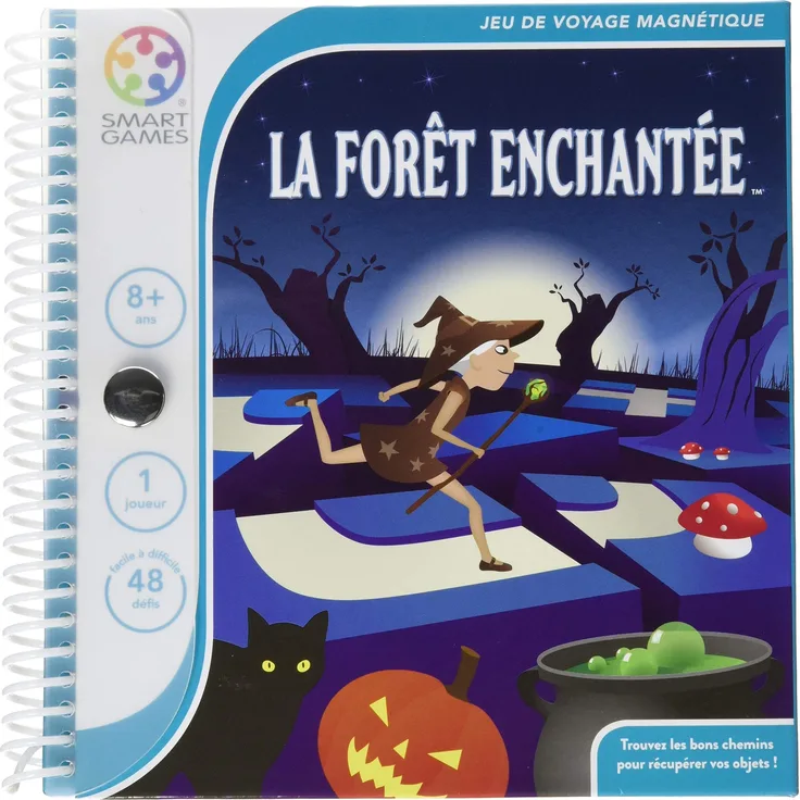 smart games SGT 210 FR nbsp– Magic Forest – magnetisches Reisespiel, französische Version