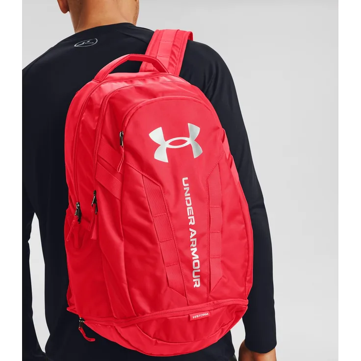 Under Armour Hustle 5. 0 Backpack red - silver (600-055)