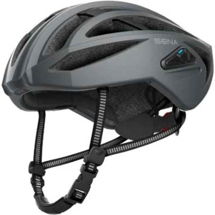 Sena R2 EVO matt grau Größe M Rennrad Smart Helm – Bild 1