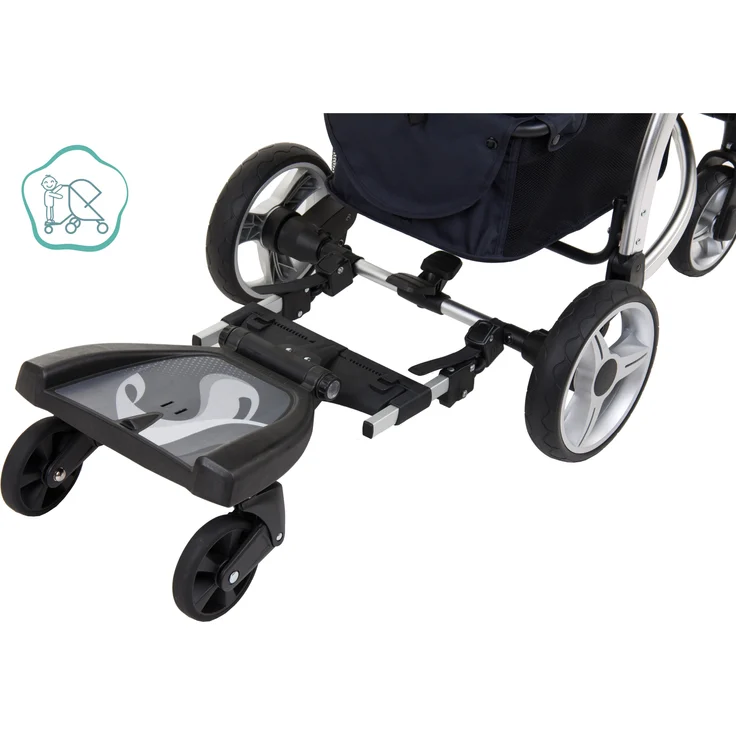 Fillikid Buggyboard 180°, Schwarz, universell einsetzbar – Bild 5