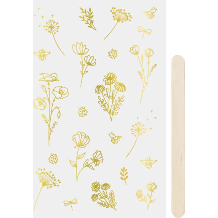 Rubbelsticker Blumen go