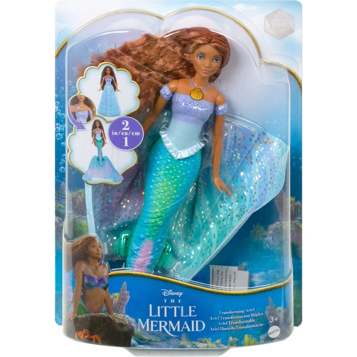 Mattel - Disney The Little Mermaid Modepuppe Verwandlungs-Arielle – Bild 3