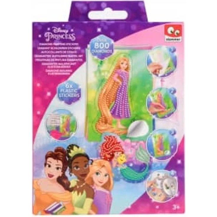Disney Princess - Diamanten Aufkleber Bastel Set - Prinzessinnen