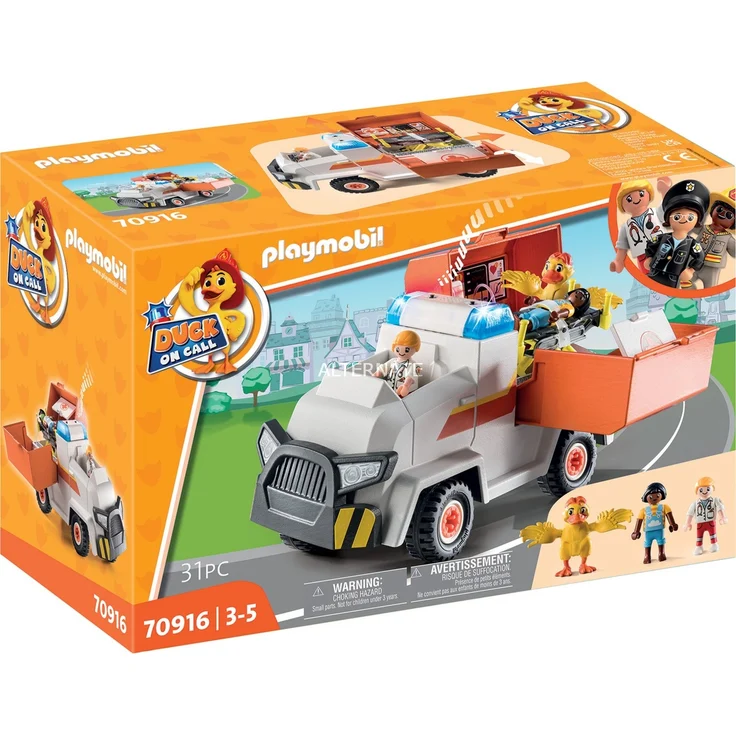 Playmobil DUCK ON CALL 70916 'Notarzt Einsatzfahrzeug', 31 Teile, ab 3 Jahren – Bild 1