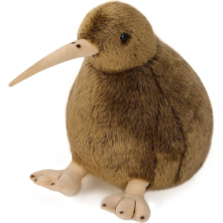 Kiwi-Vogel-Plüschtier, Kuscheltier, pelzige Kiwi-Plüschpuppe, weich, flauschig wie EIN echter Vogel, umarmt Spielzeug – Geschenk für jedes Alter und jeden Anlass, Einheitsgröße, al-01-1