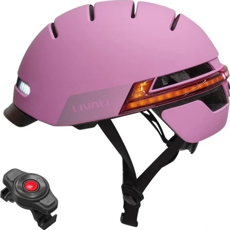 Livall Neo Smart City Helmet Bluetooth LED/SOS Pink M (BH51M)
