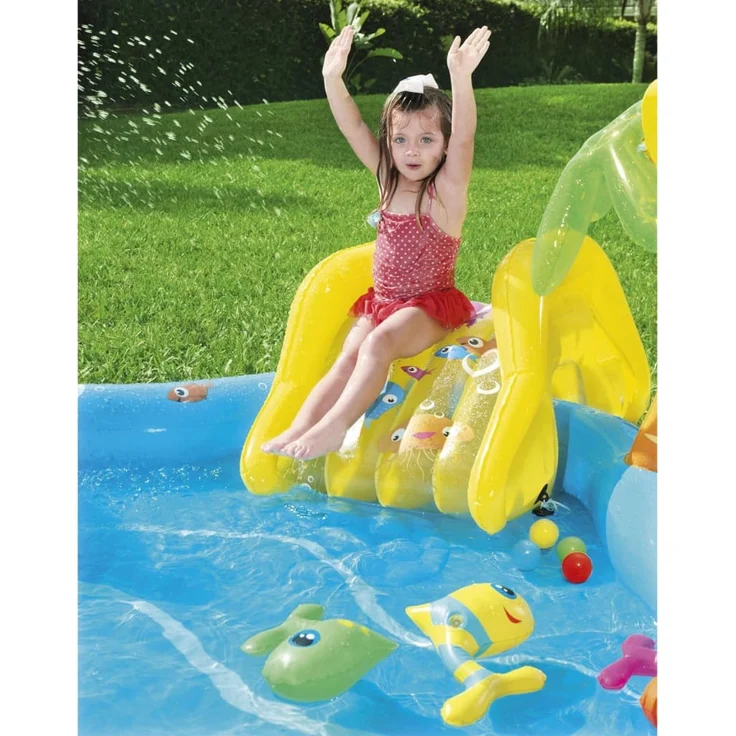 Bestway Planschbecken für Kinder Sea Life 280x257x87 cm – Bild 5