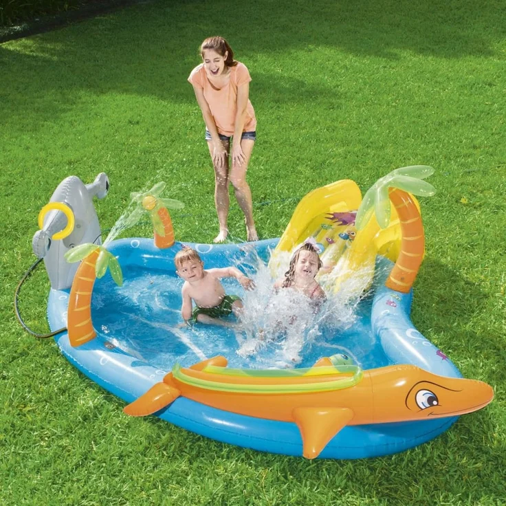 Bestway Planschbecken für Kinder Sea Life 280x257x87 cm – Bild 3
