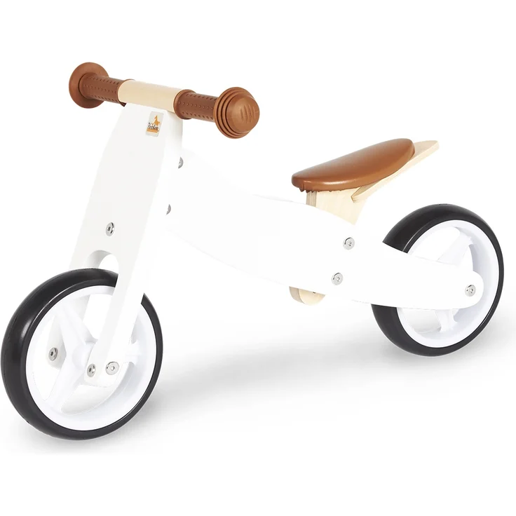 Pinolino 'Charlie' Mini-Laufdreirad, weiß/natur aus massiver Birke, geeignet für Kinder ab 1,5 Jahren – Bild 2