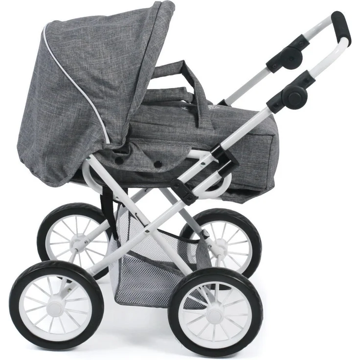 Bayer Chic 2000 560 76 Kombi-Puppenwagen Leni, Grau – Bild 2
