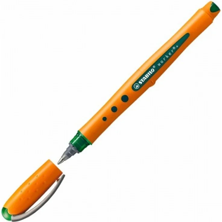 Tintenroller - STABILO worker+ - medium - 4er Pack - grün, rot, blau, schwarz - Preisvergleich – Bild 9