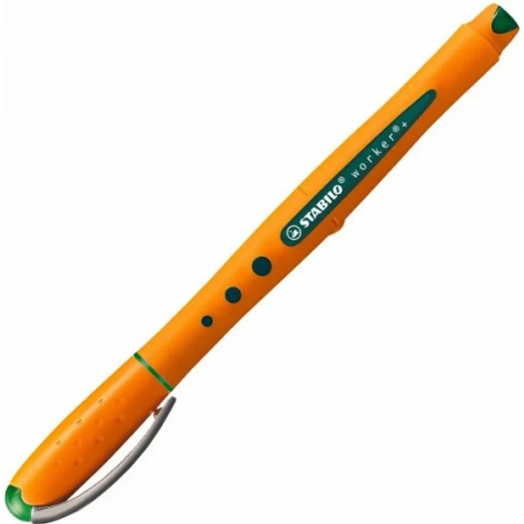 Tintenroller - STABILO worker+ - medium - 4er Pack - grün, rot, blau, schwarz - Preisvergleich – Bild 8