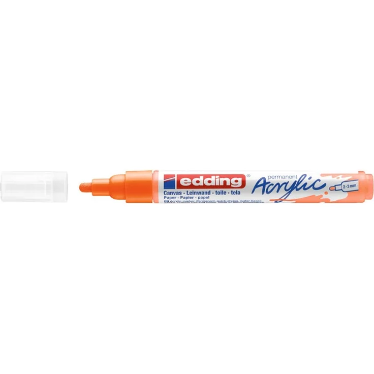 edding 5100 Acrylmarker medium neonorange – Bild 1
