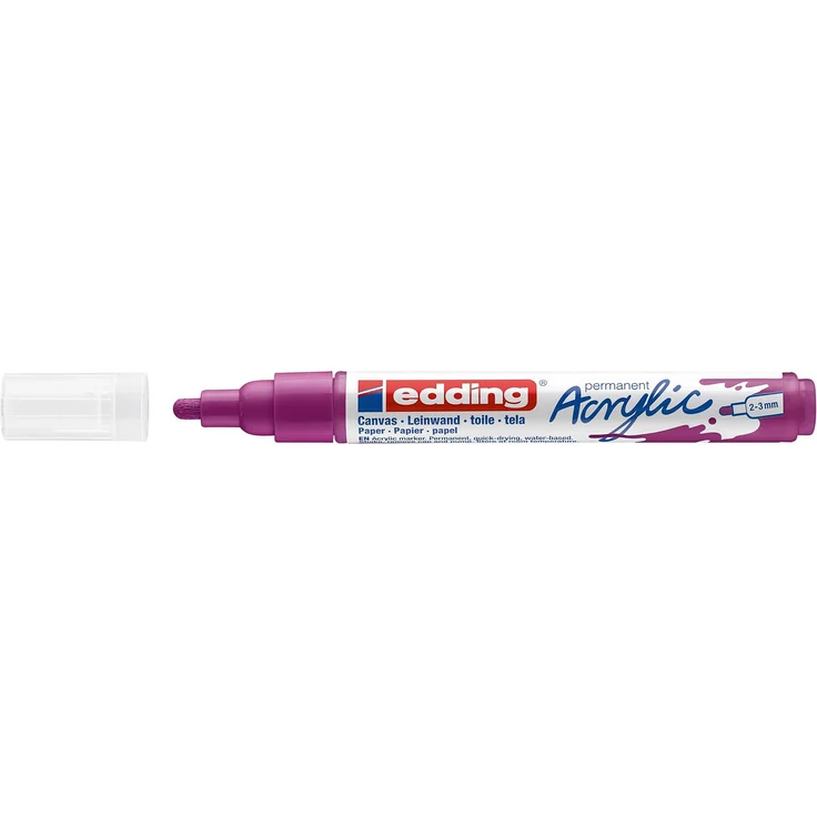 edding 5100 Acrylmarker medium beere – Bild 2