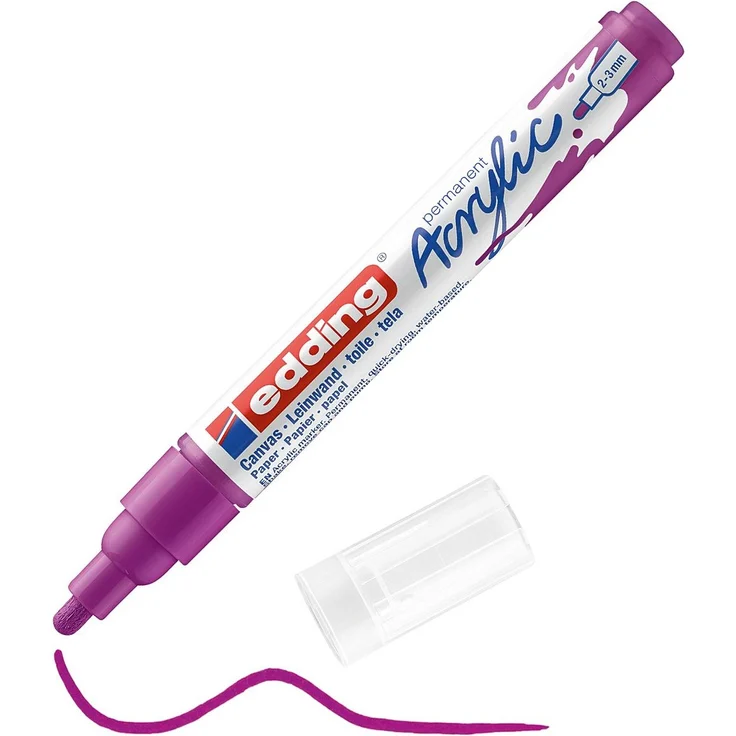 edding 5100 Acrylmarker medium beere – Bild 4