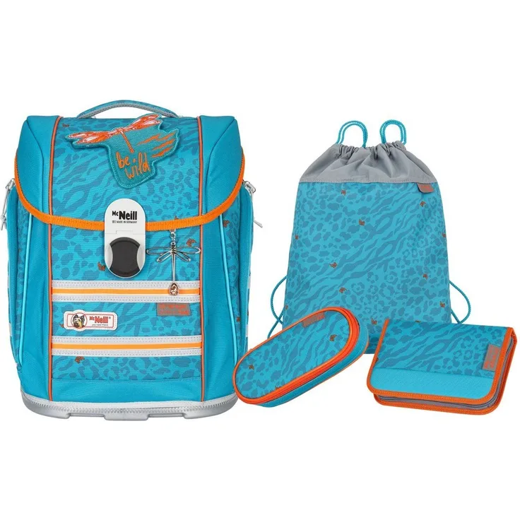 McNeill ERGO PRIMERO McLight Schulranzen-Set 4tlg. ORANGE