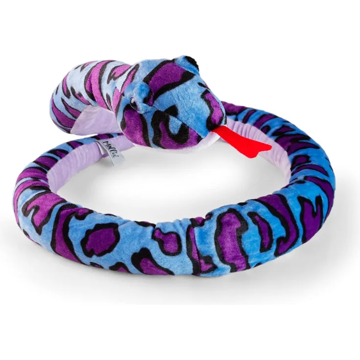 Mollis Molli Toys Schlange Snake Kuscheltier 200 cm - Plüschtiere entwickelt in Schweden (Violett)
