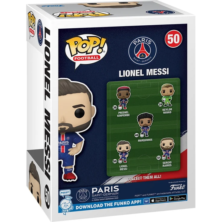 Paris Saint-Germain - Lionel Messi 50 - Funko Pop! Vinyl Figur - Preisvergleich – Bild 2