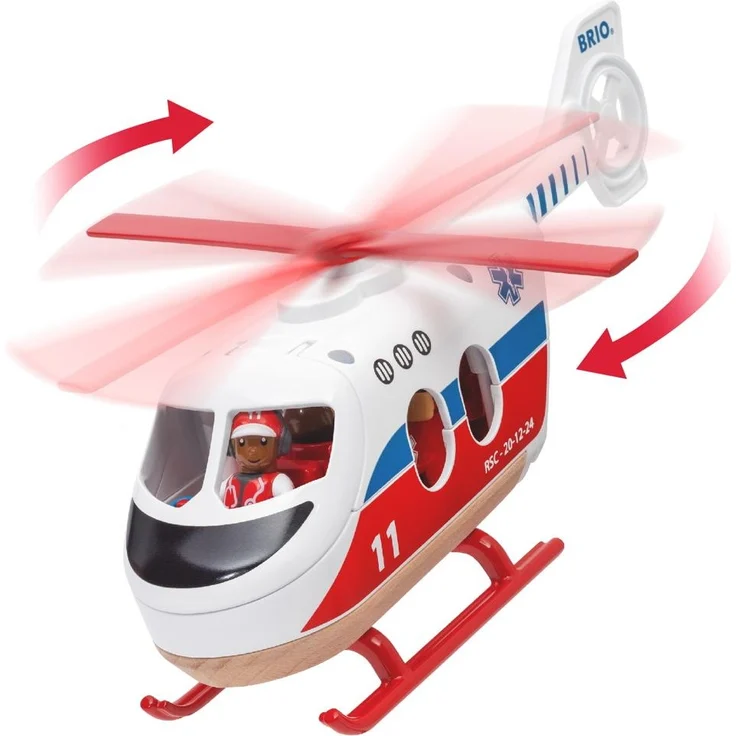 36022 BRIO Rettungshubschrauber - Empfohlen für Kinder ab 3 Jahren – Bild 6
