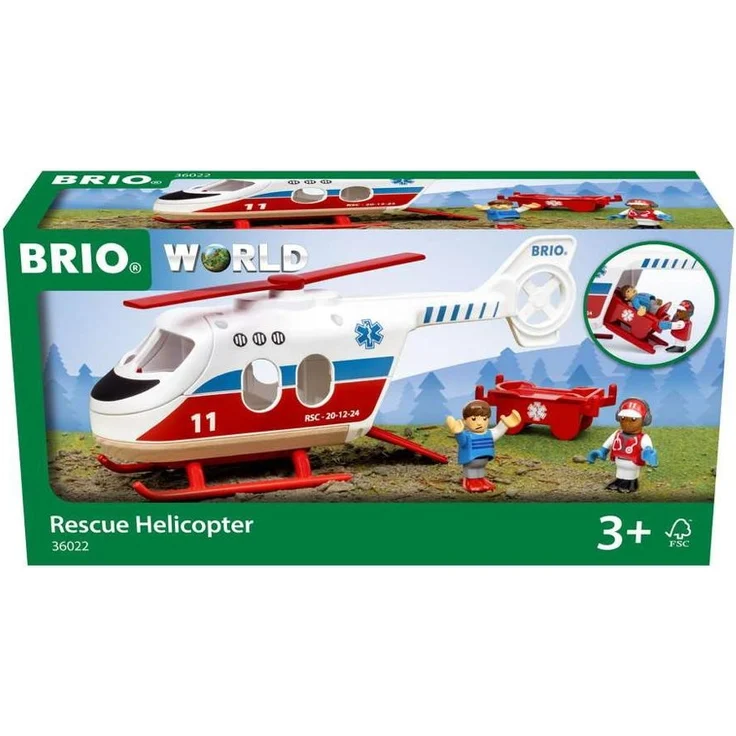 36022 BRIO Rettungshubschrauber - Empfohlen für Kinder ab 3 Jahren – Bild 1