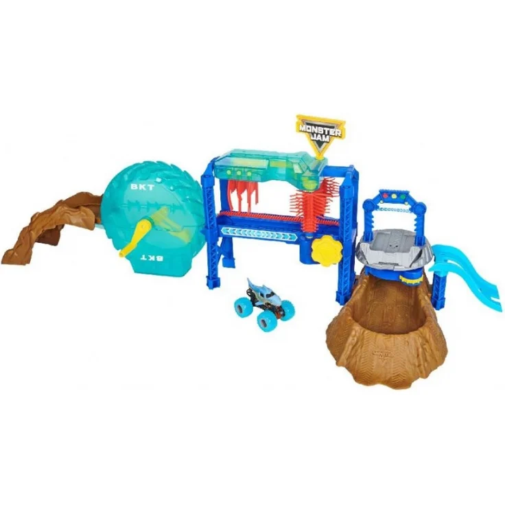 spielset Power Wash junior 1:64 blau 2-teilig – Bild 1