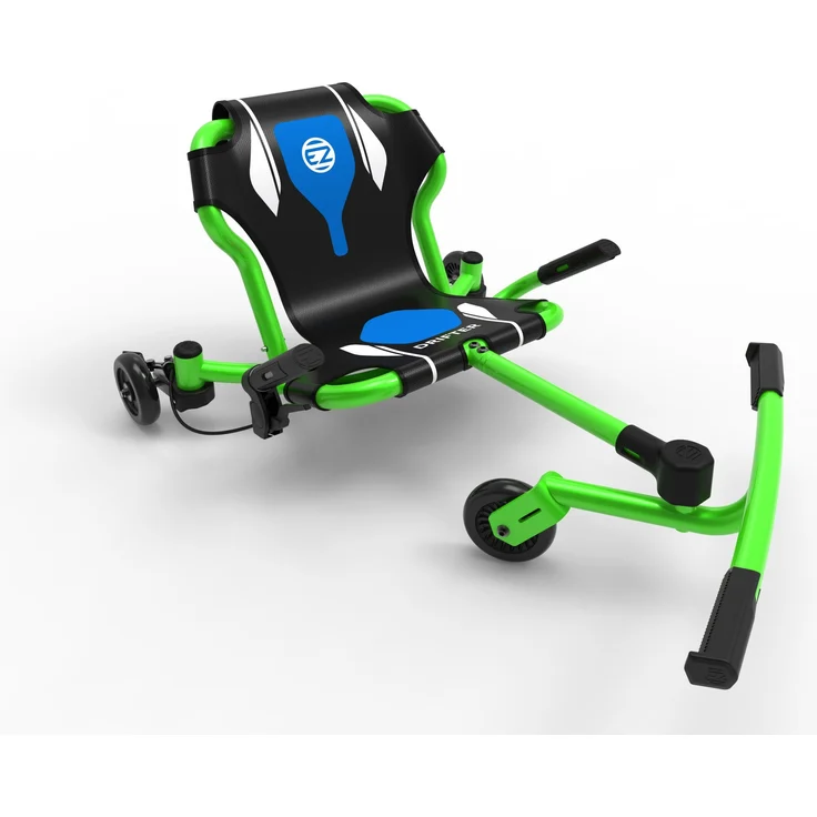 EzyRoller Drifter X Trike Dreirad Drift Kinderfahrzeug Spielgeräte für draußen Dreirad Kinder Dreiradscooter 4 - 14 Jahre grün – Bild 1