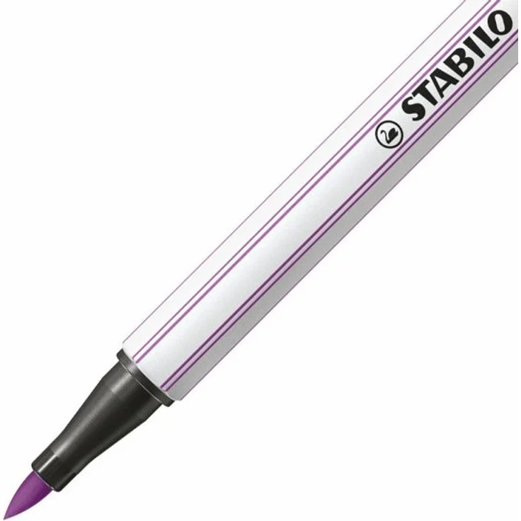 Premium-Filzstift mit Pinselspitze für variable Strichstärken - STABILO Pen 68 brush - ARTY - 30er Pack - mit 30 verschiedenen Farben - Preisvergleich – Bild 3