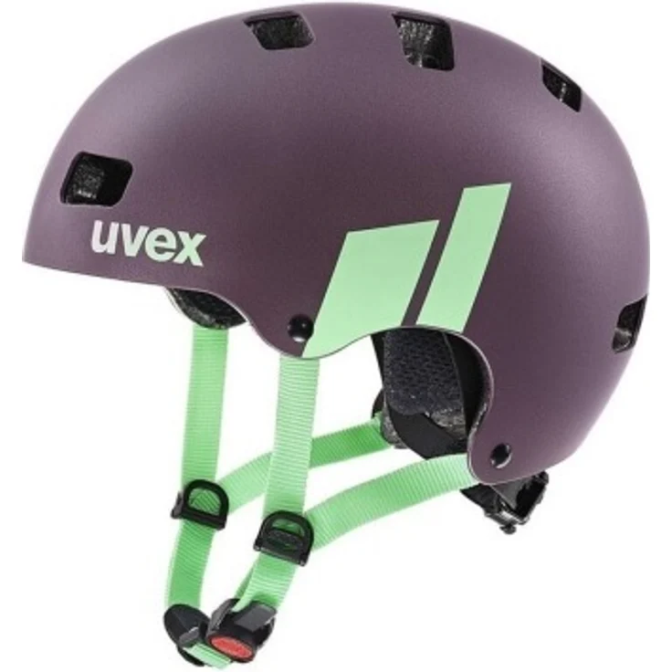 Uvex Kinder Fahrradhelm KID 2 CC plum-mint : 55-58 – Bild 2