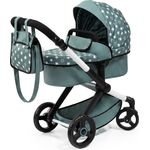 Bayer Design 17058AA Kombi-Puppenwagen Xeo mit Tasche, grün mit Sternen
