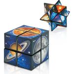 Euklidischer Würfel Star Cube Magic Cube Set, Transforming Cubes Magic Puzzle Cubes für Kinder und Erwachsene (Galaxiewürfel)