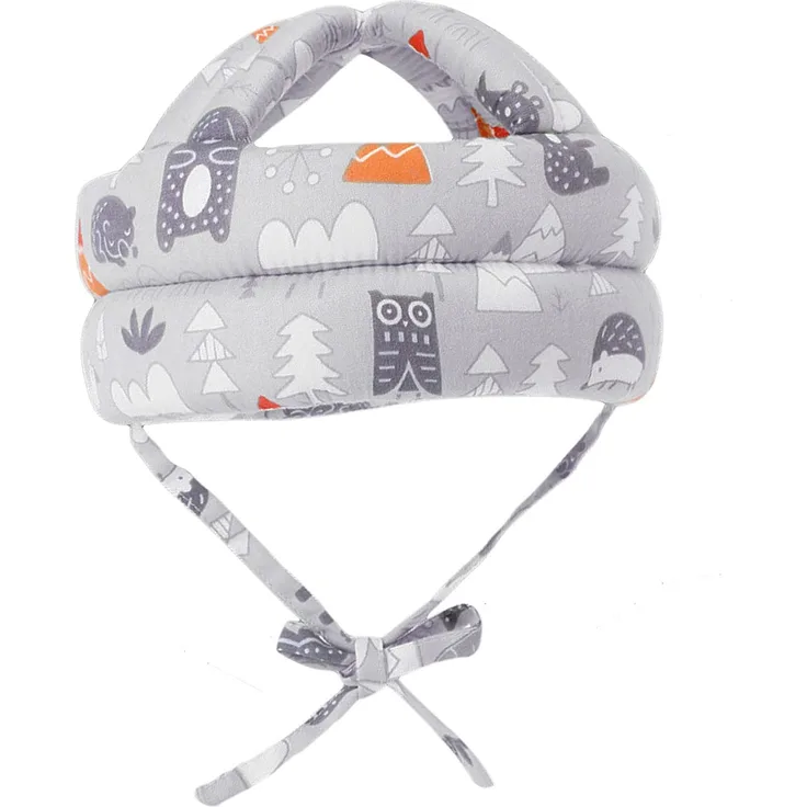 360°Anti-Kollision Baby Helm Kopfschutz Stoßfest Schutzhut Schutzhelm Säugling Kleinkind Kinder Kopfschutzkappe Schutzhut Baumwolle Hut Kopfschutzmütze Verstellbarer Kopfschutz, 6 bis 36 Monate