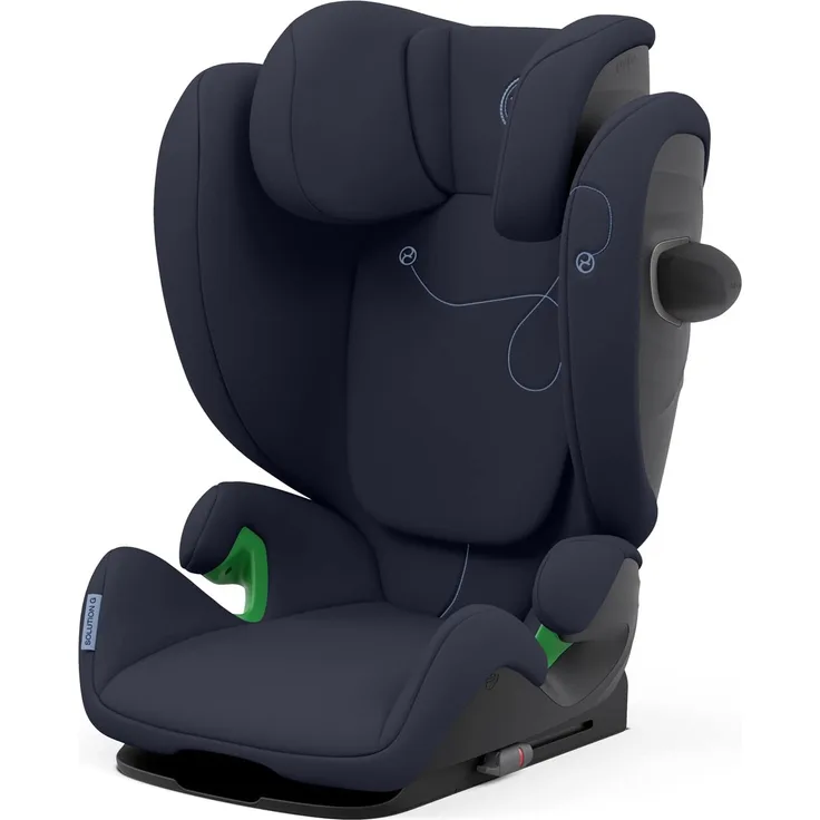 CYBEX Gold 'Solution G i-Fix' Kinder-Autositz, Für Autos mit und ohne ISOFIX, Ab ca. 3 bis 12 Jahre (100-150 cm), Ab ca. 15 bis 50 kg, Ocean Blue