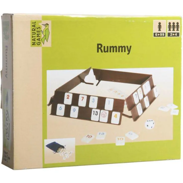 Natural Games Gesellschaftsspiel Rummy