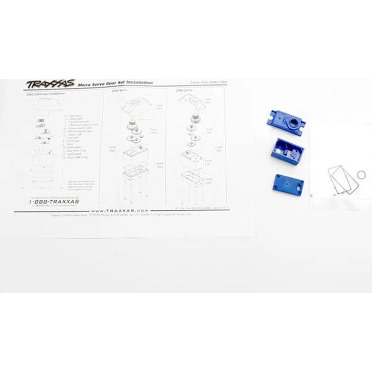 Traxxas 2063 Servogehäuse+Dichtung für 2065