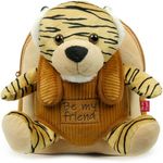 Rucksack Tiger 2,7 Liter 26 cm Polyester hellbraun