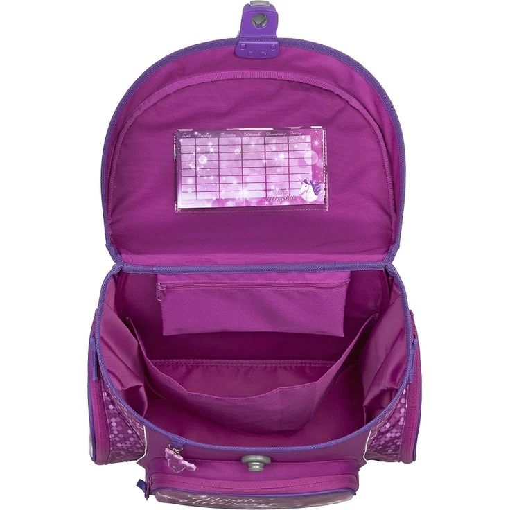 Mädchen Schulranzen 1. Klasse Scooli Campus Fit MAGIC UNICORN 10-teilges Set mit Sporttasche und Einhorn Schultüte 85cm – Bild 4